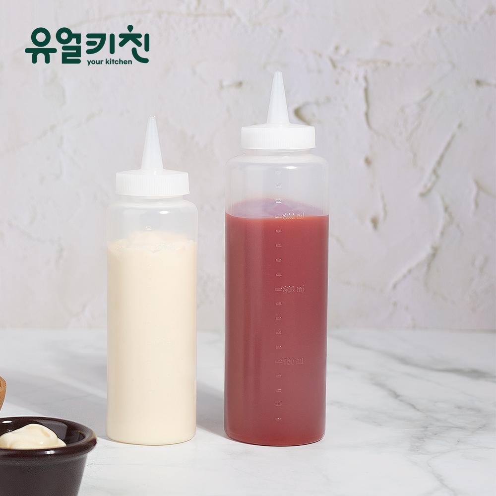 잘라쓰는 업소용소스통 케찹병 200ml - 상세 이미지 2