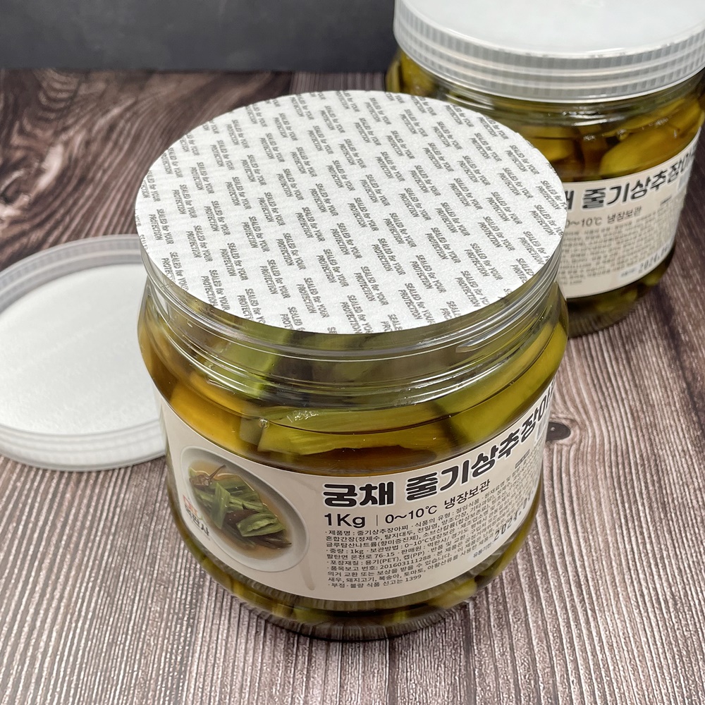 산상추 뚱채 장아찌 줄기상추 궁채 장아찌 업소용 1kg, 1개 - 상세 이미지 3