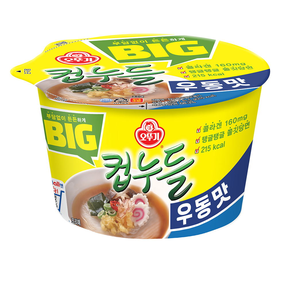 오뚜기 빅컵누들 우동맛 61.5g, 1개 - 메인 이미지