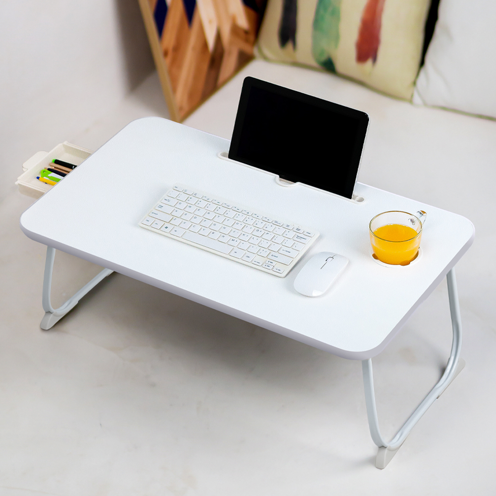 레토 접이식 테이블 슬림형 좌식 베드테이블