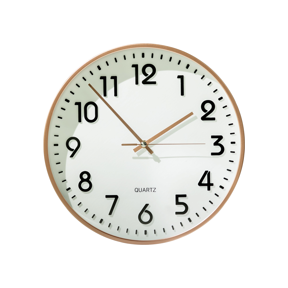 국산 플라이토 입체 원형 인테리어 아날로그 벽시계 30cm 이미지 8
