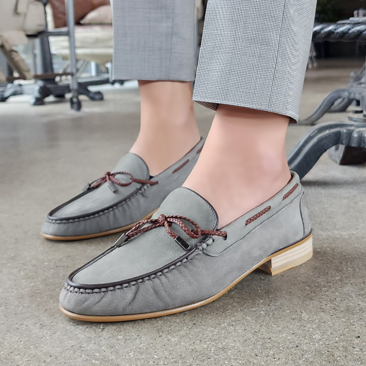 트리플 양가죽로퍼 남성 발편한 수제화 handmade