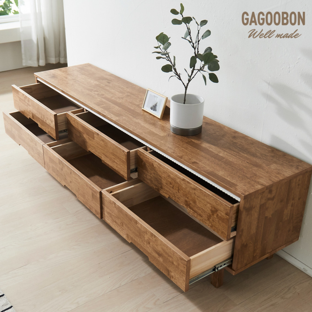 조지아 북유럽원목거실장 1800 높은형거실장