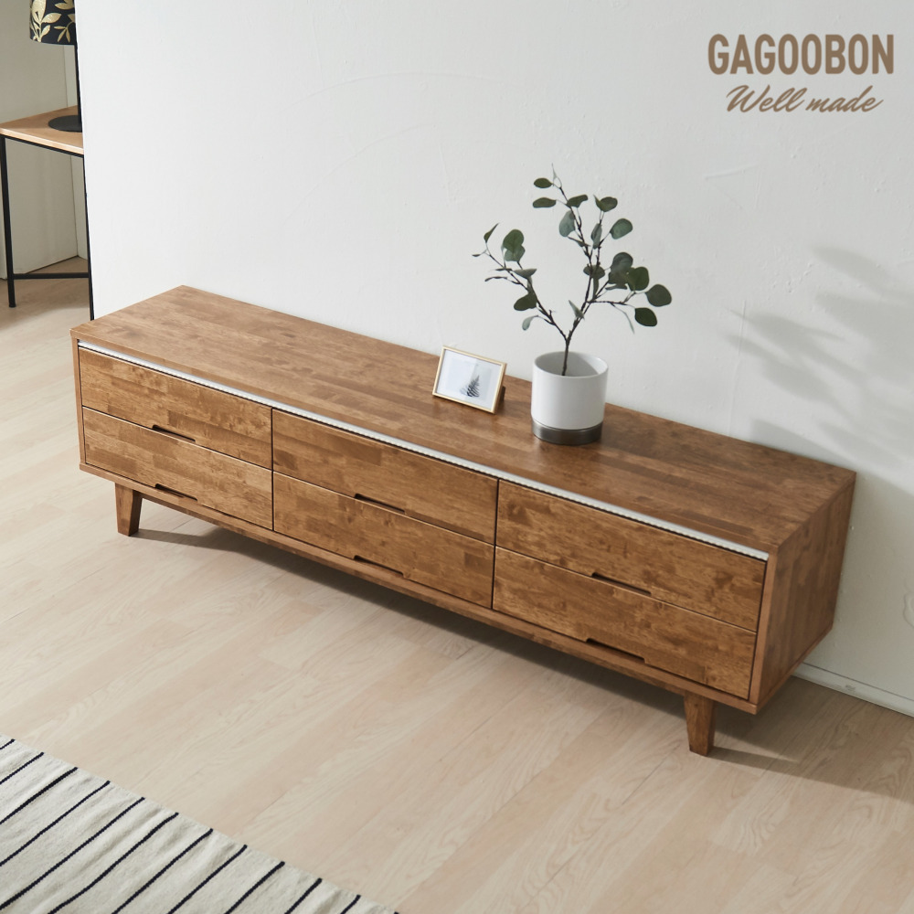 조지아 북유럽원목거실장 1800 높은형거실장