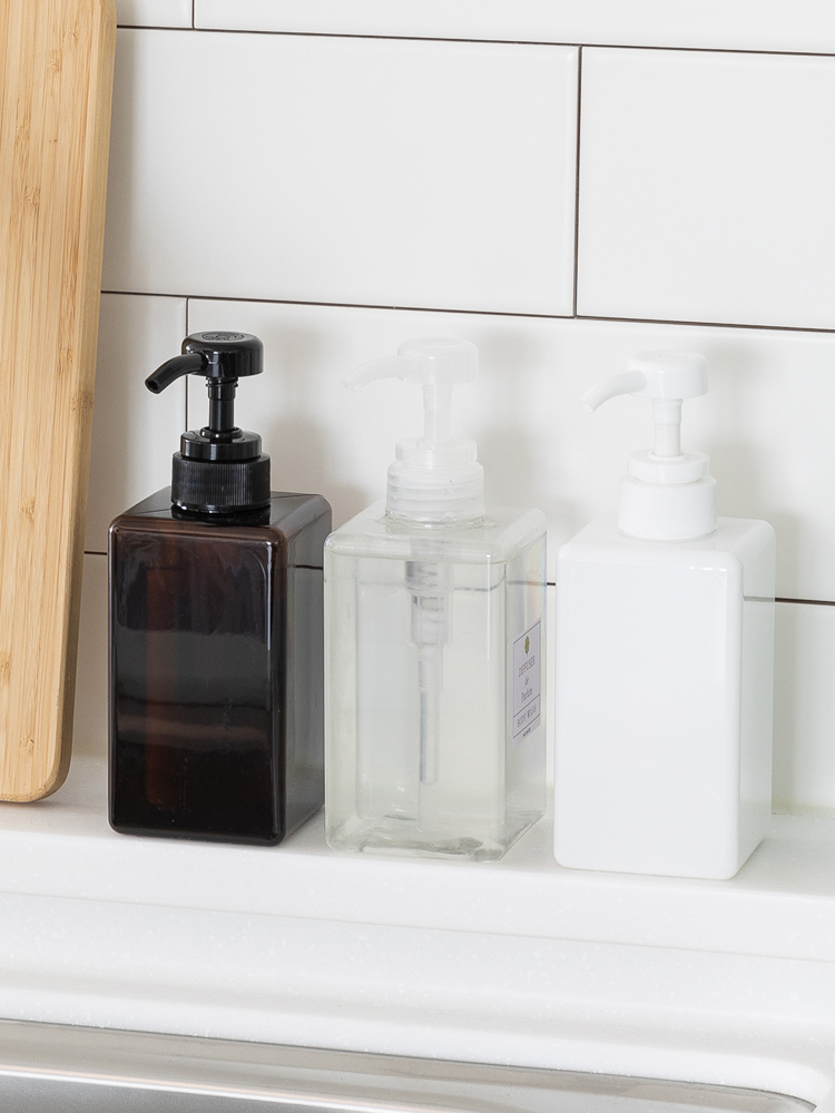 할메이드 욕실 주방 세제 샴푸 거품 물비누 용기 통 디스펜서 450ml - 상품 이미지