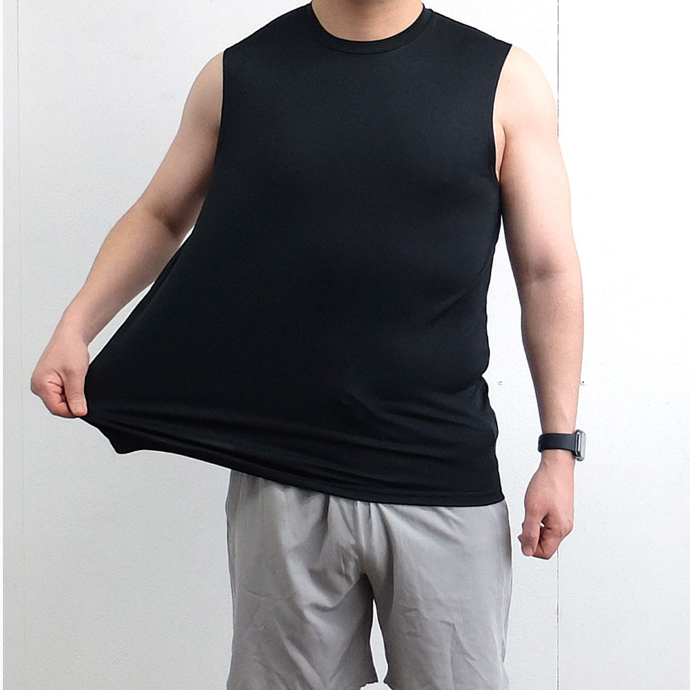 헬스나시 러닝 헬스복 운동복 짐웨어 머슬핏 운동나시 민소매 티셔츠 이미지 2
