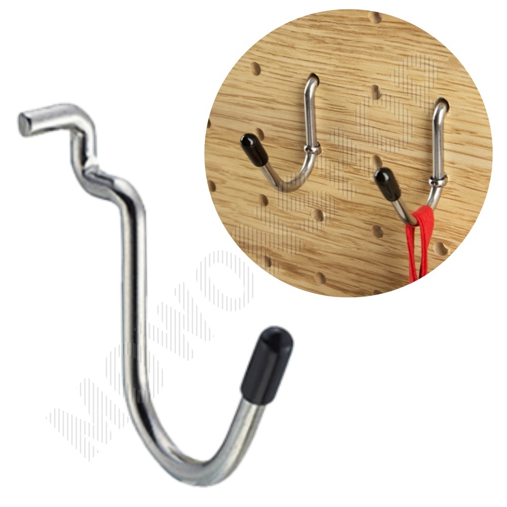 타공판 고리 타공 후크 일자 진열 악세사리 4p U자