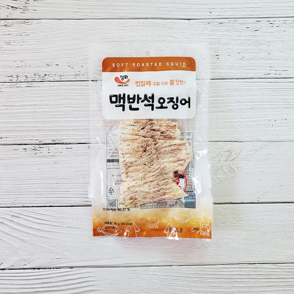 정화식품 맥반석오징어 35g 10봉 : 우리바다자연식품