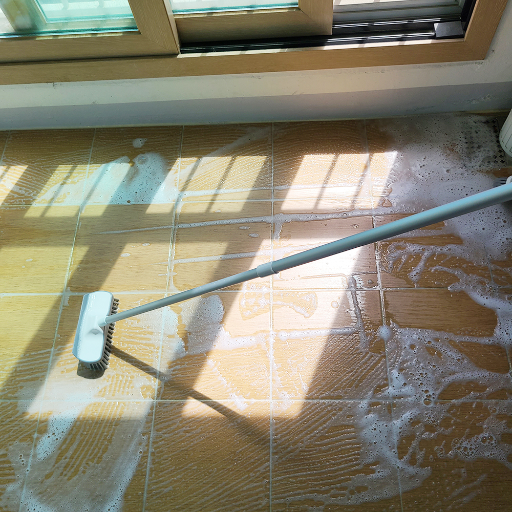 화장실 청소솔 화장실청소도구 욕실 바닥 투인원 브러쉬 스퀴지 일체형