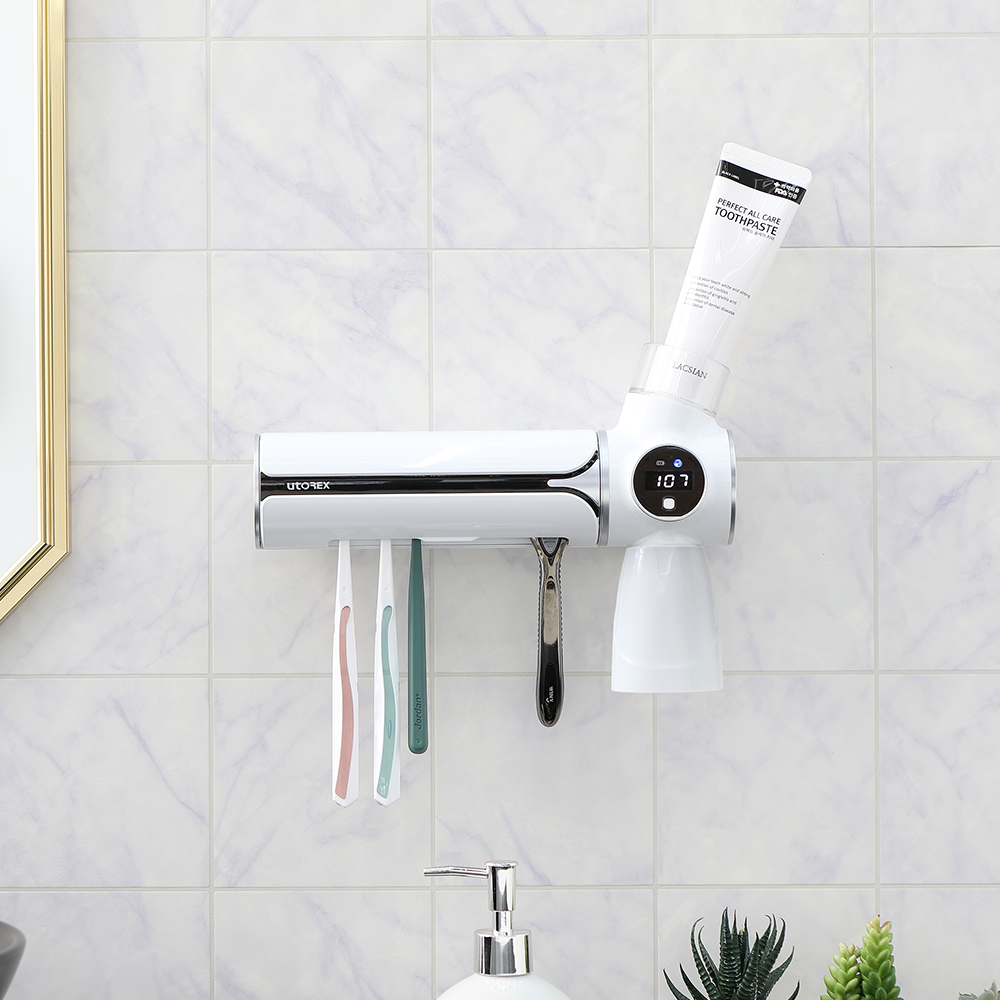 100% 국내생산 무선 칫솔살균기 소독기 건조기 가정용 LED UV 살균 건조 헤드형