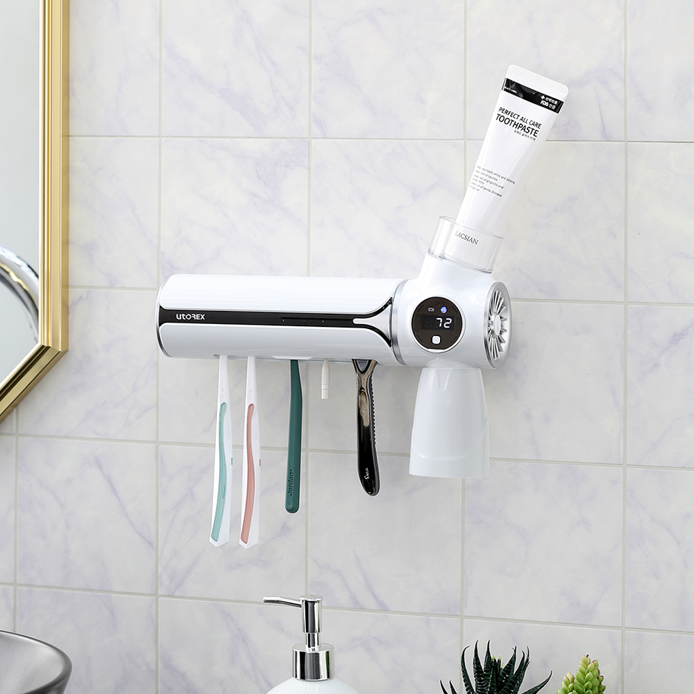 100% 국내생산 무선 칫솔살균기 소독기 건조기 가정용 LED UV 살균 건조 헤드형