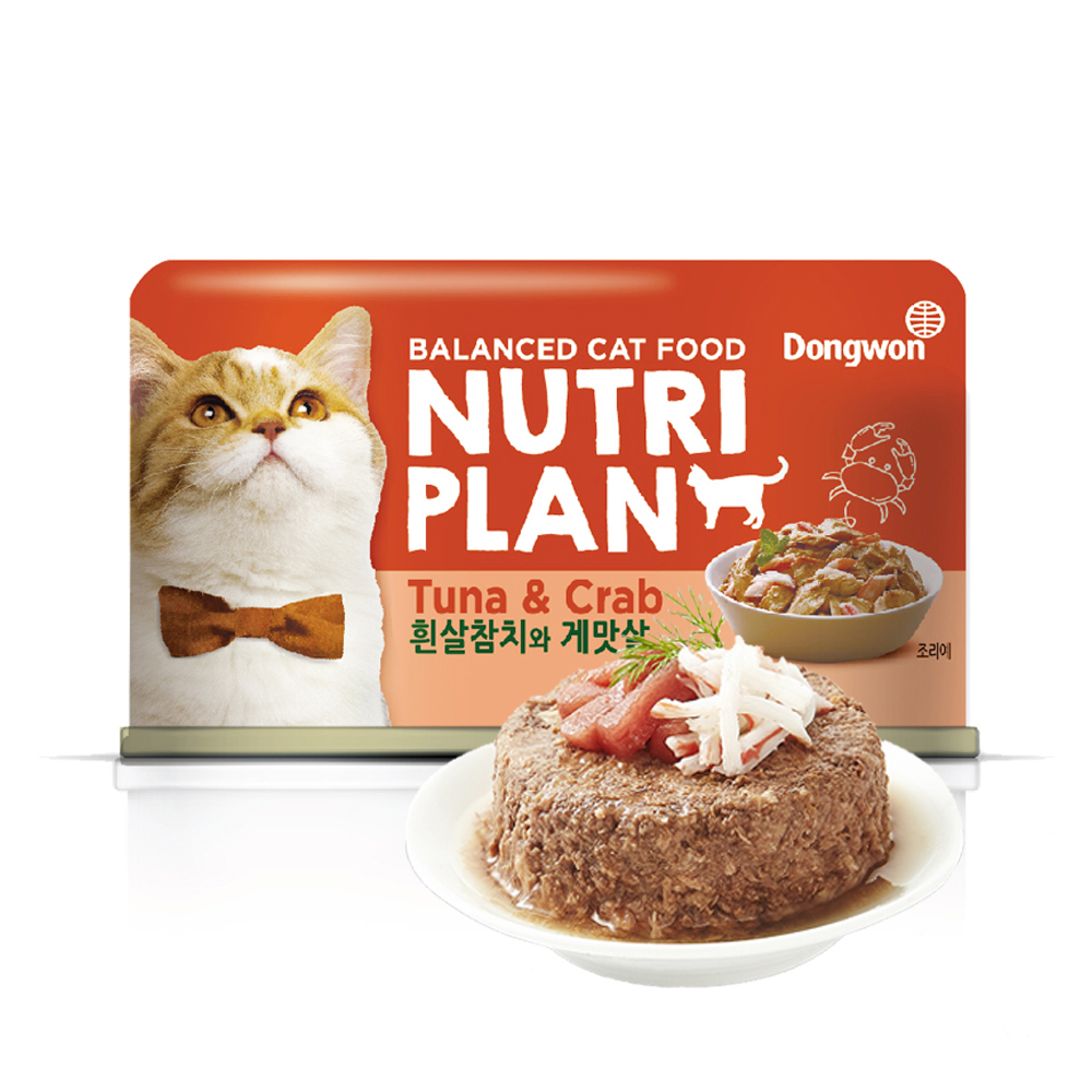 동원 뉴트리플랜 고양이캔 콤보6종160g 24캔 통조림 습식간식