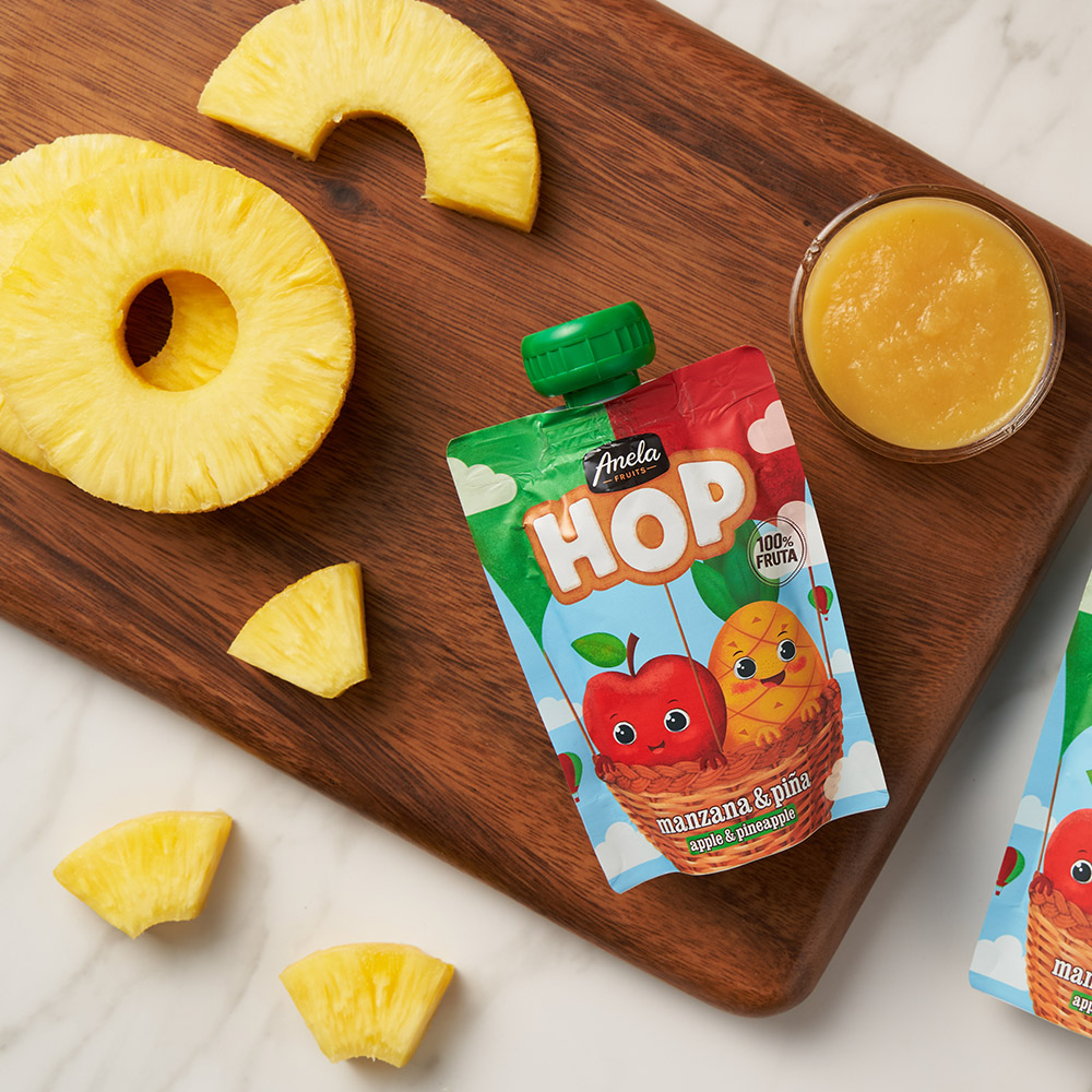 아넬라 짜먹는 아기 과일퓨레 HOP 8팩 시작과일 A+2팩