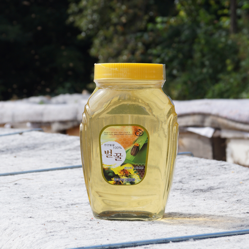 사양꿀이 아닌 100% 꽃에서 얻은 자연 벌꿀 아카시아꿀 1.2kg