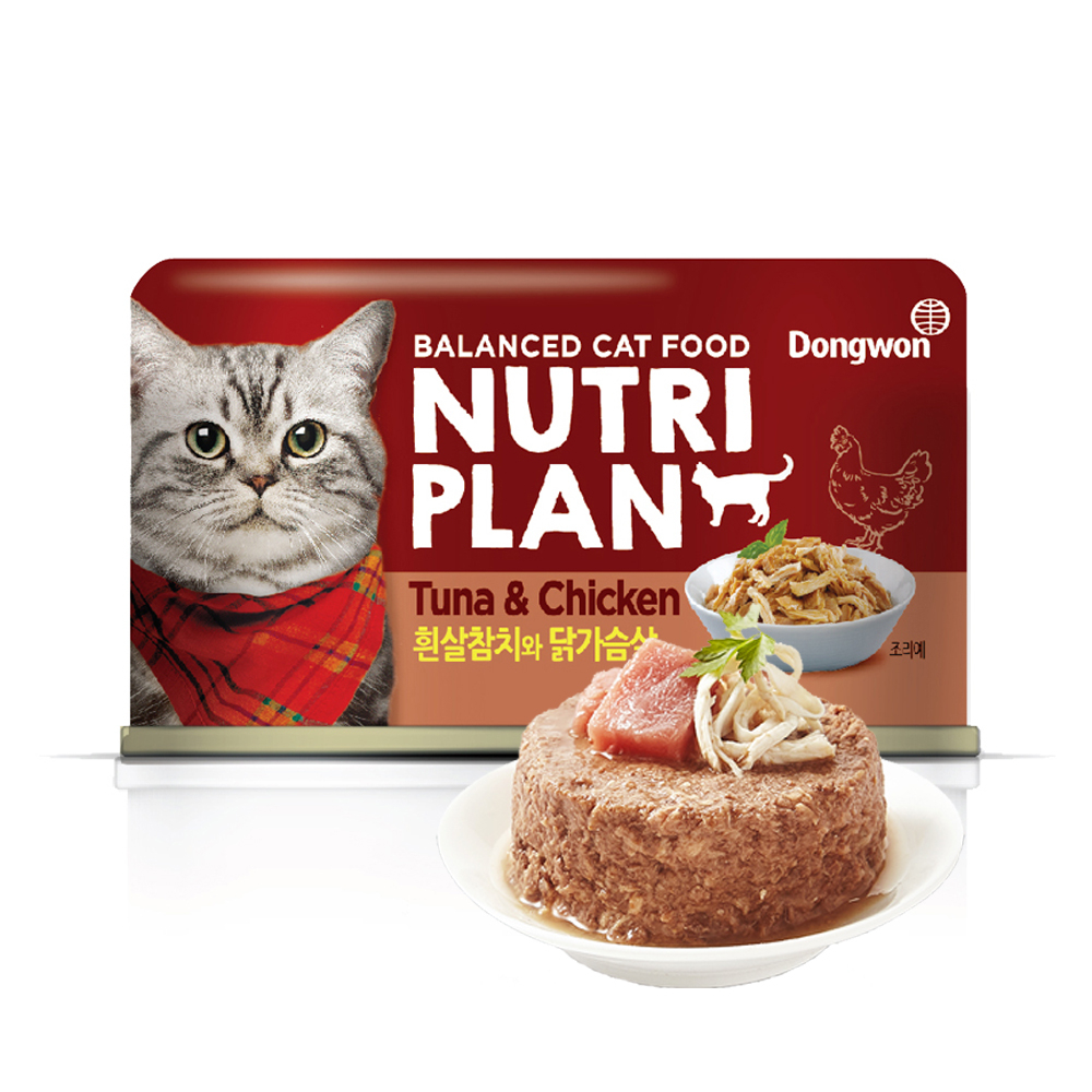 동원 뉴트리플랜 고양이캔 콤보6종160g 24캔 통조림 습식간식