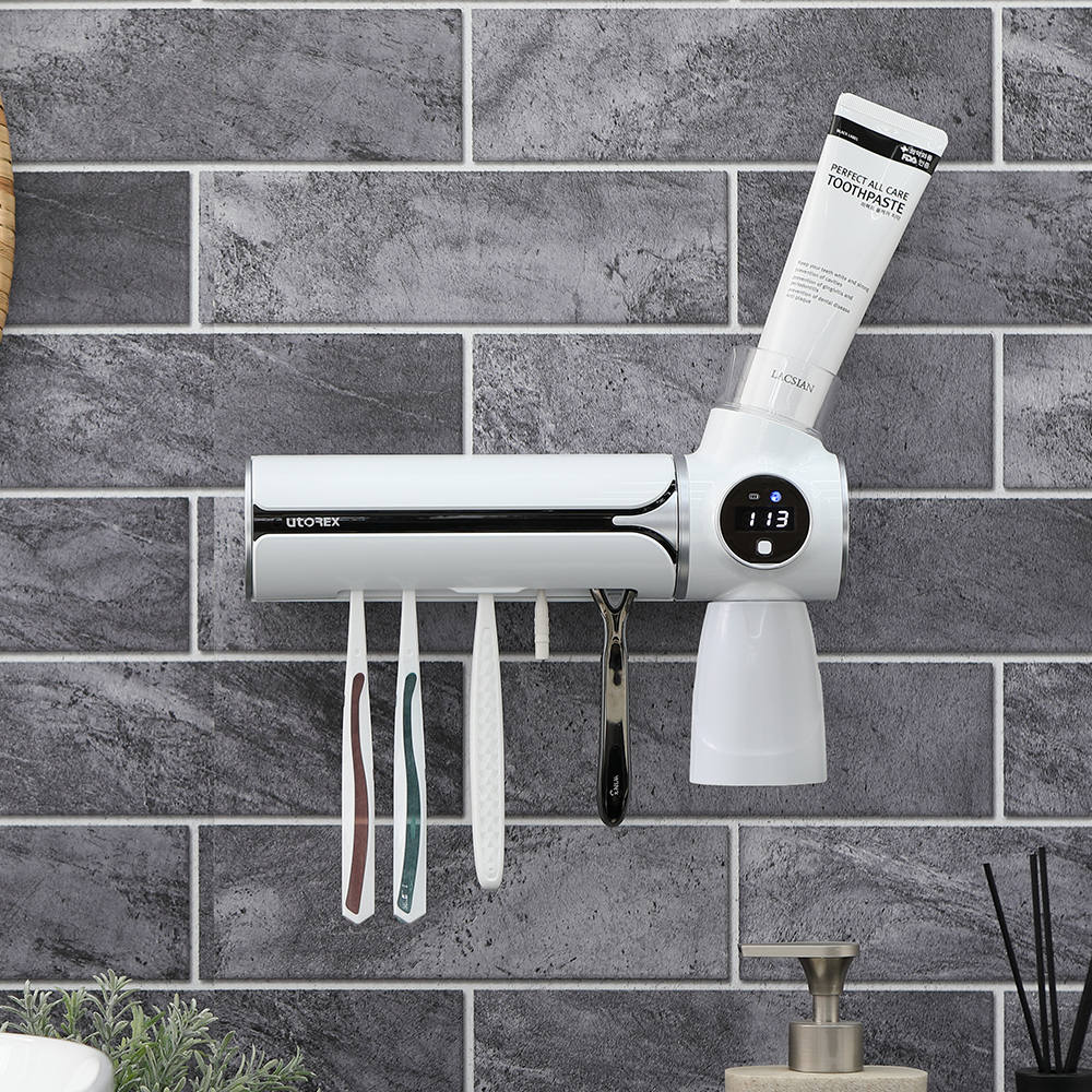 100% 국내생산 무선 칫솔살균기 소독기 건조기 가정용 LED UV 살균 건조 헤드형
