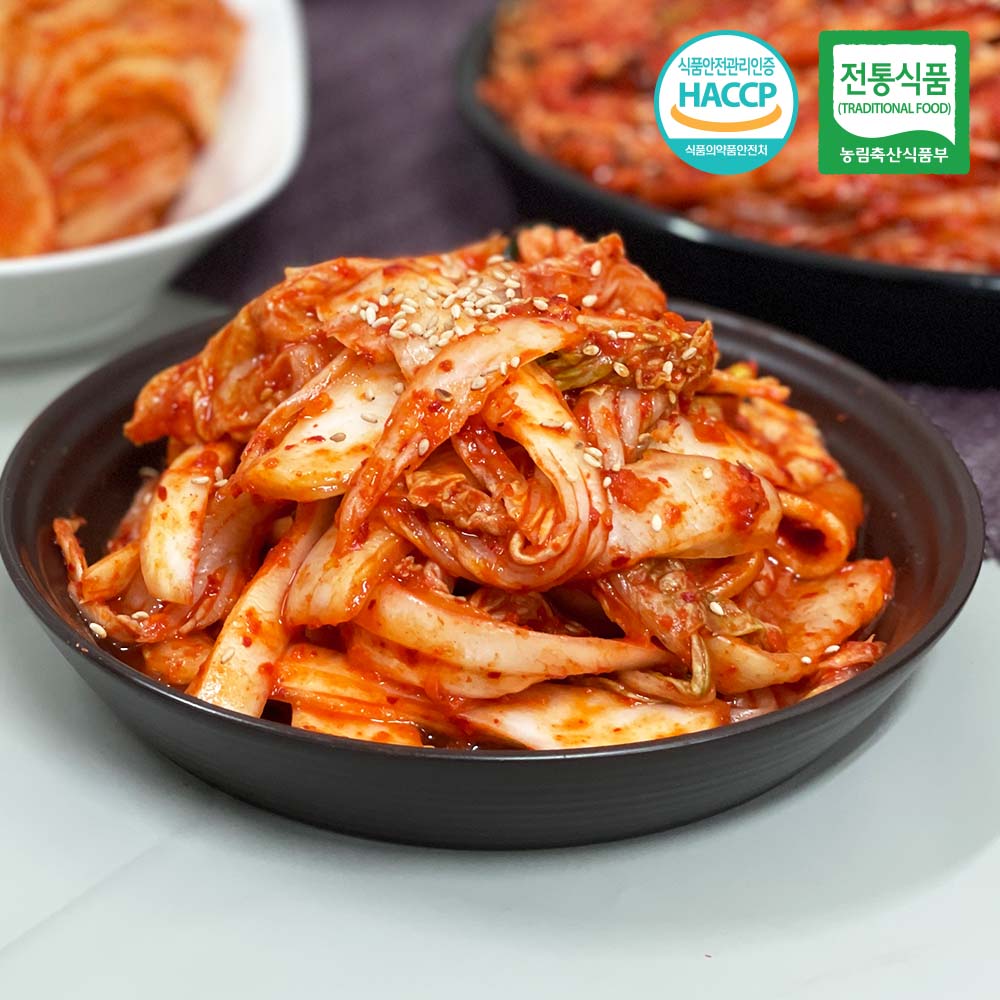 HACCP 인증 당일제조 국내산 전라도 겉절이 1kg 2kg 3kg 5kg - 상품 이미지