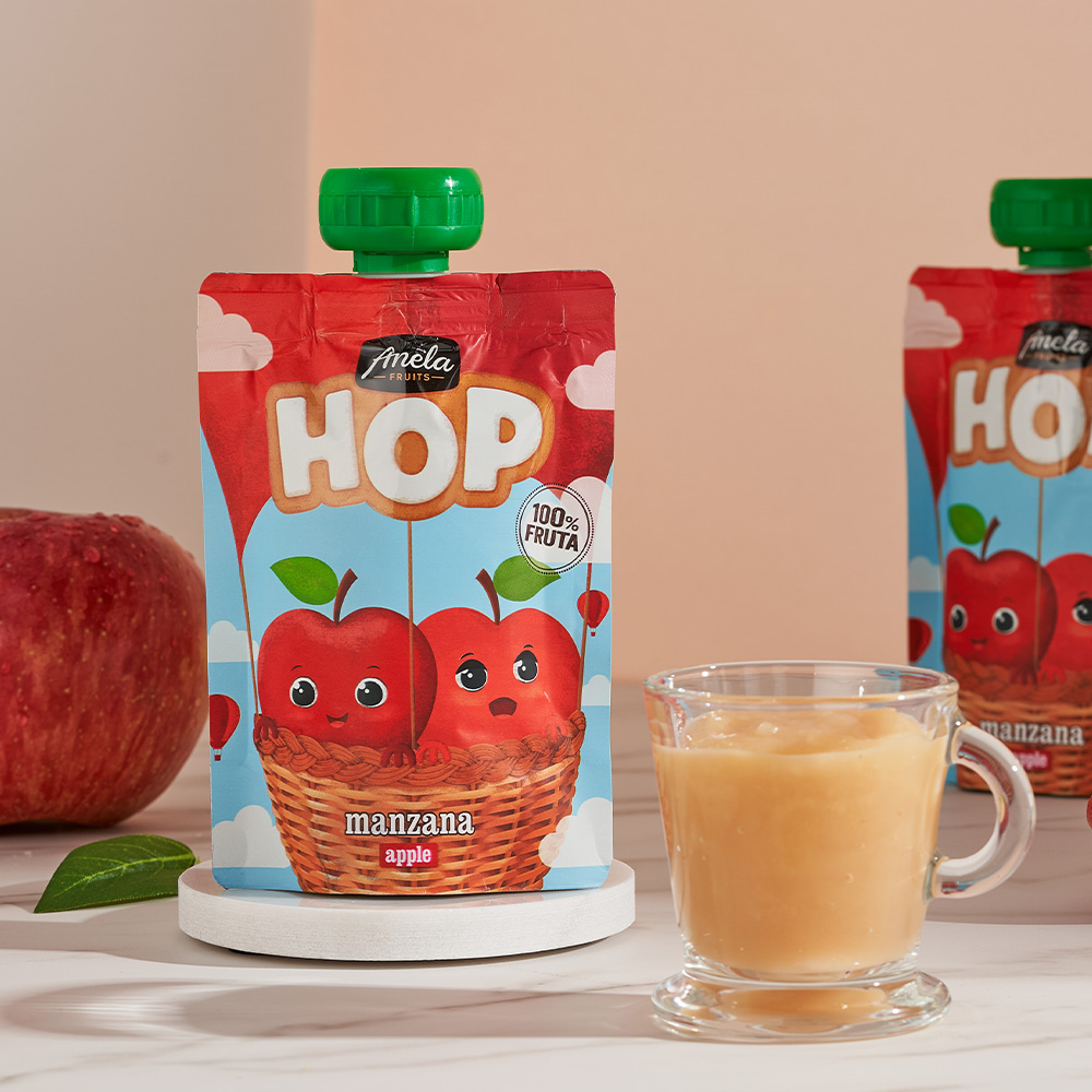 아넬라 짜먹는 아기 과일퓨레 HOP 16팩 시작과일A +3팩