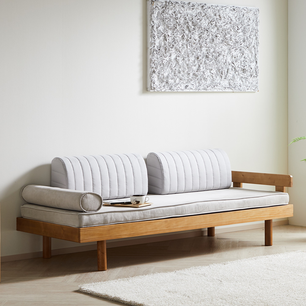 스코나 디어브 아쿠아텍스 이지클린 패브릭 원목 침대 벤치 소파베드2