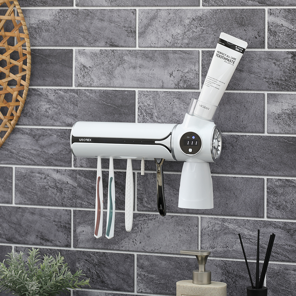 100% 국내생산 무선 칫솔살균기 소독기 건조기 가정용 LED UV 살균 건조 헤드형