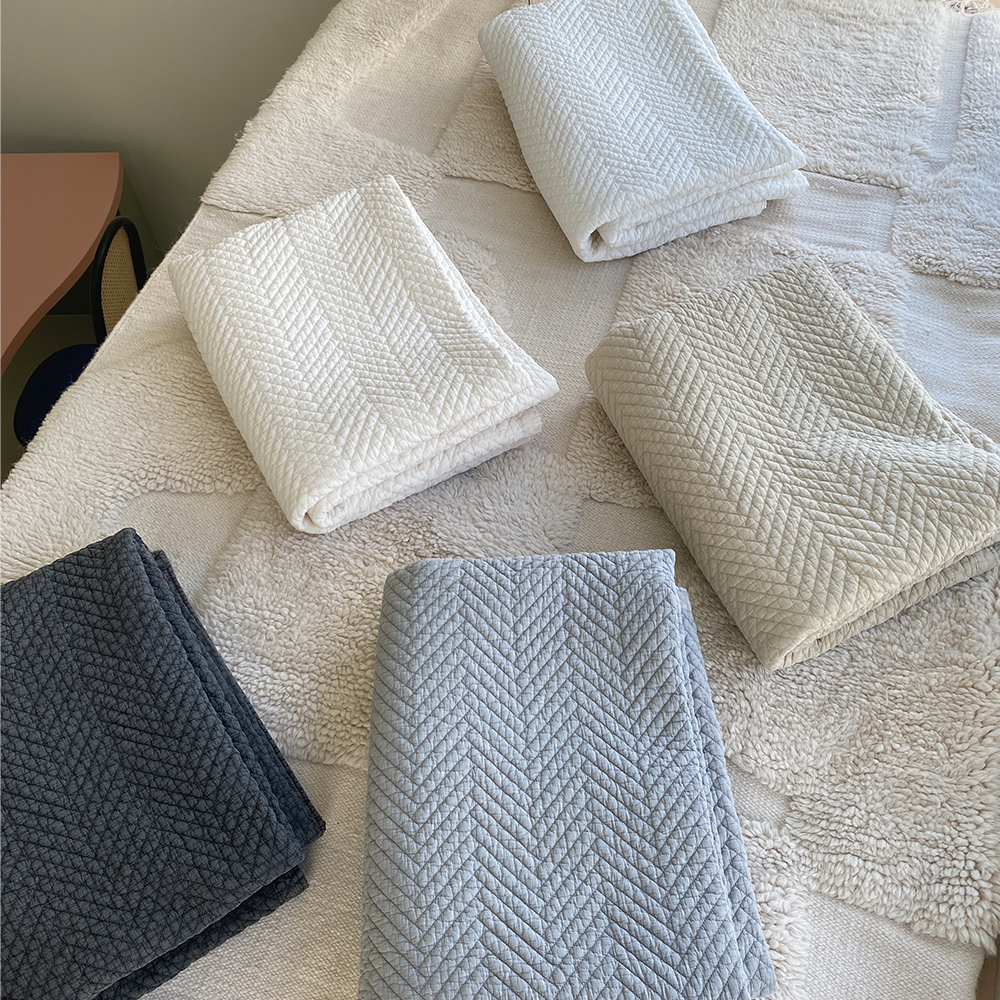 모제무드 오가닉 순면 피그먼트 이불패드 이불깔개 패밀리침대패드 라지킹 트윌 LK