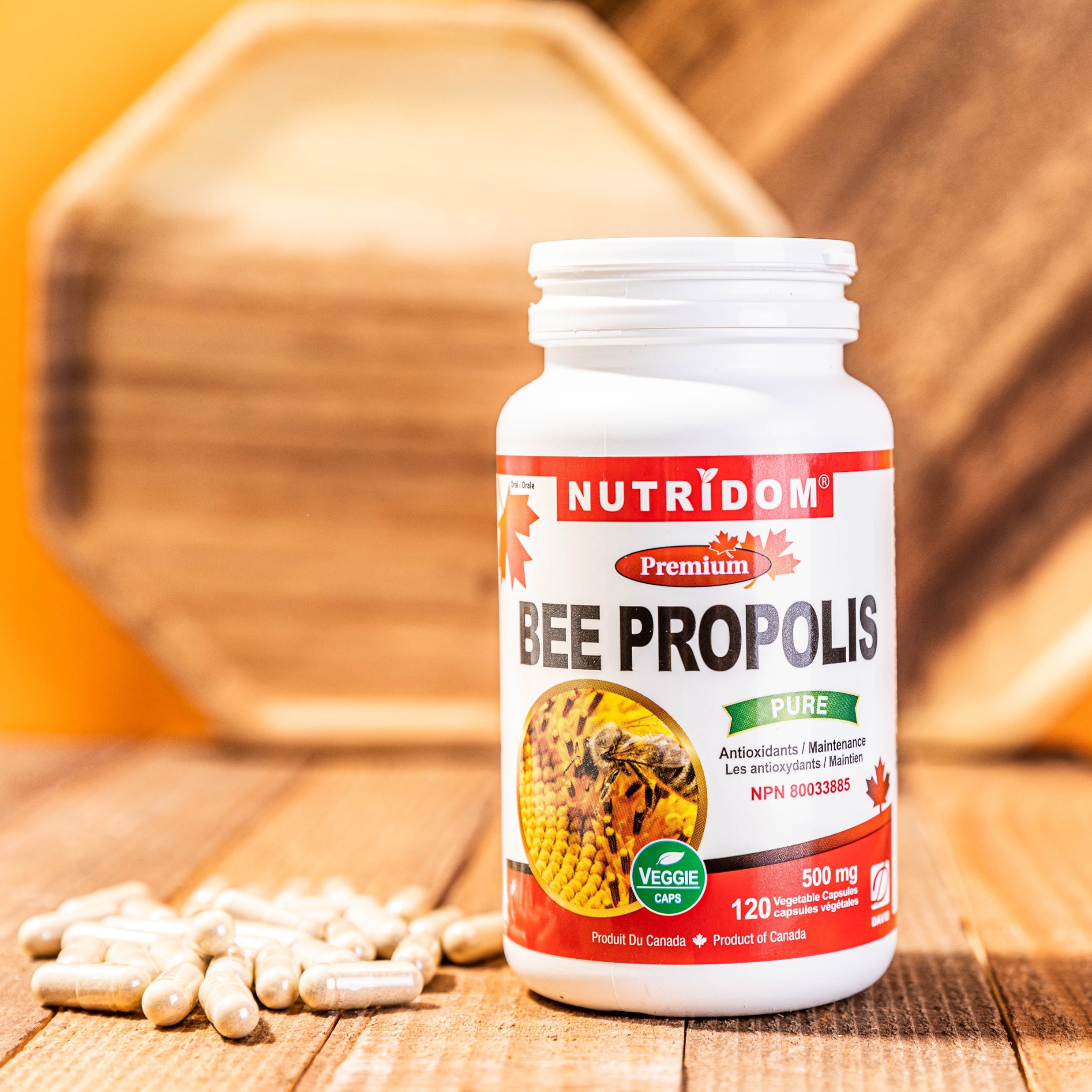 뉴트리돔 캐나다산 꿀벌 프로폴리스 500mg Bee Propolis 120캡슐, 2개 - 상세 이미지 4