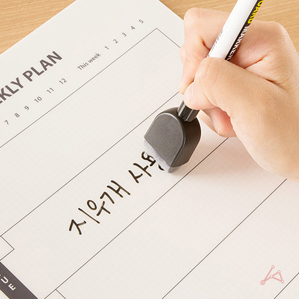 지우개 달린 보드마카 얇은 자석 화이트보드 펜 마카 - 상세 이미지 4