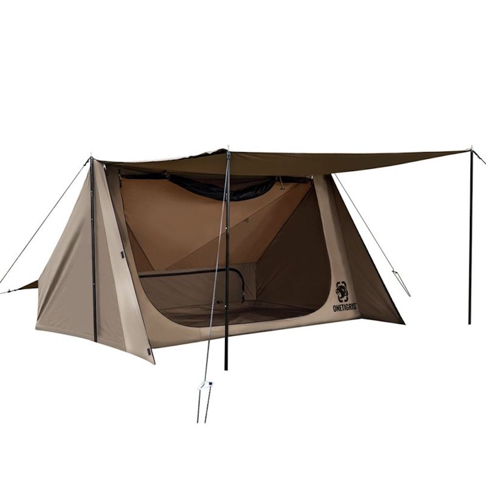 원티그리스 캠핑 텐트 백우드 방갈로 면텐트 a형 모토캠핑 솔캠 백패킹 미니쉘터 군용