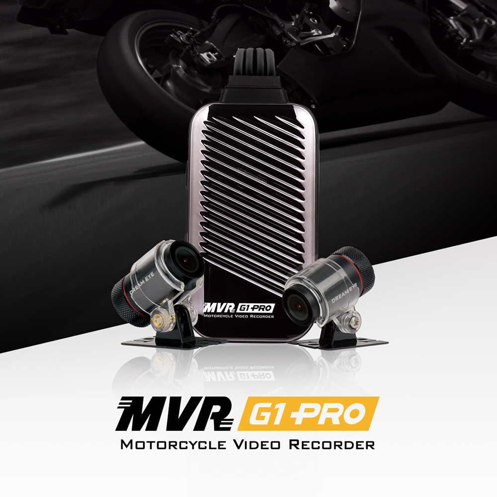 지넷 MVR G1 PRO 오토바이 바이크 블랙박스 64GB 2채널 FHD/HDR - 상세 이미지 2