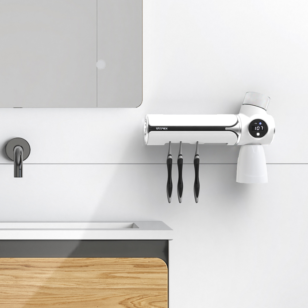 100% 국내생산 무선 칫솔살균기 소독기 건조기 가정용 LED UV 살균 건조 헤드형