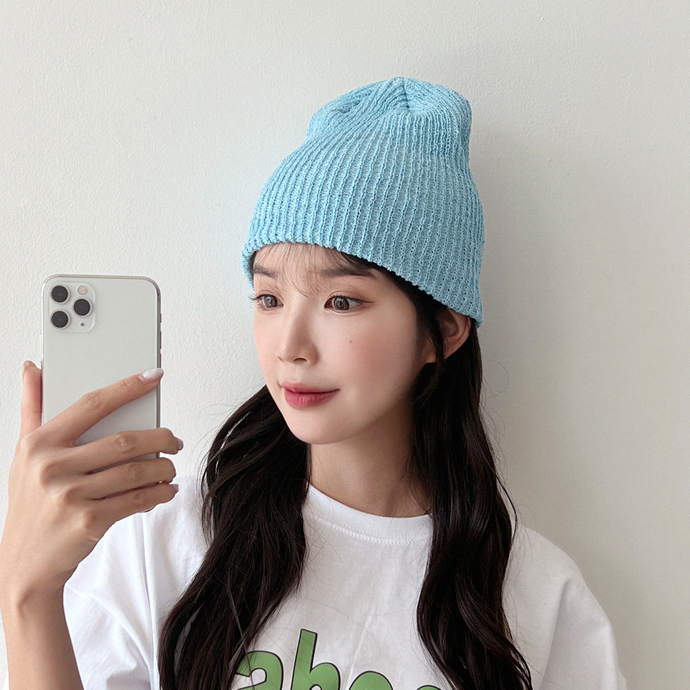 동대문모자 봄 여름 슬라브 숏 롱 골지 비니 남자 여자 이미지 8