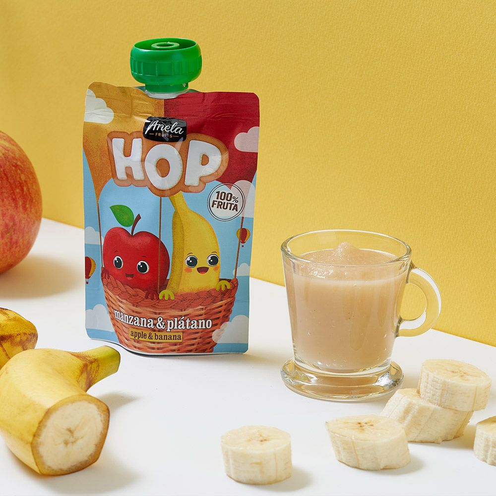 아넬라 짜먹는 아기 과일퓨레 HOP 16팩 시작과일A +3팩