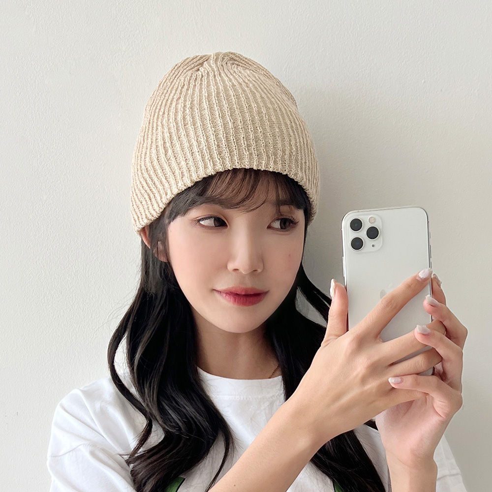 동대문모자 봄 여름 슬라브 숏 롱 골지 비니 남자 여자 - 상세 이미지 4