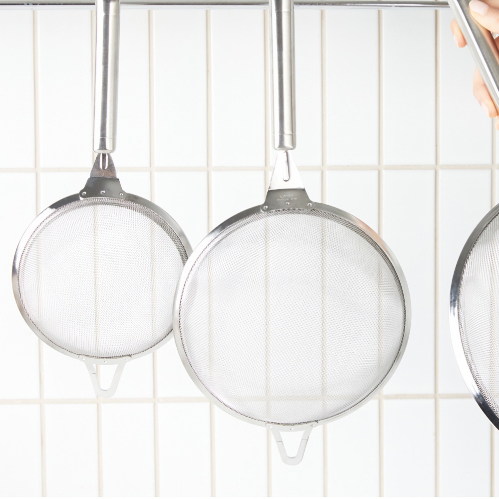 무연마제 스텐 체 채반 손잡이 채망 체반 튀김망 고리 건지기(소) 올스텐 - 상세 이미지 4