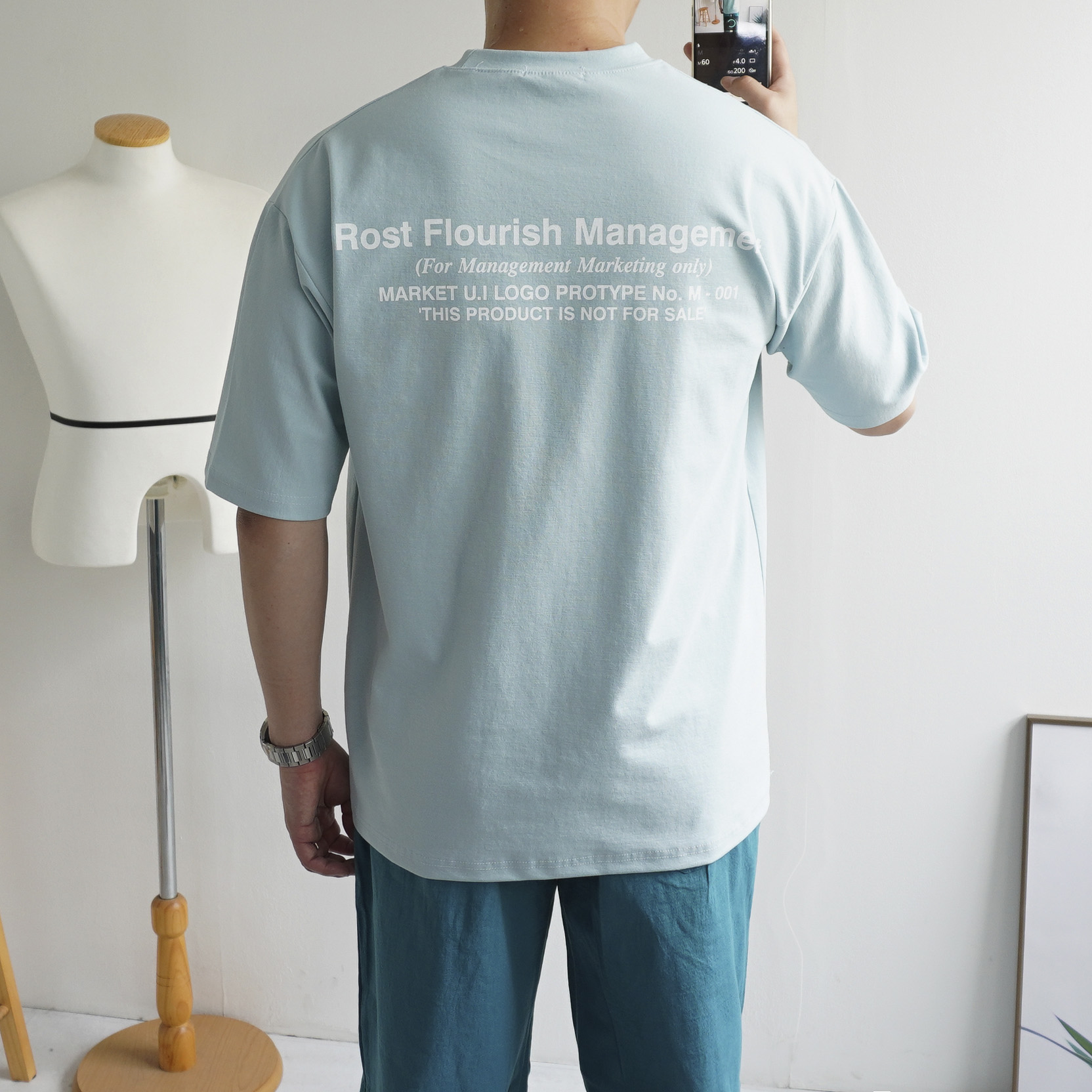 남자 여름 반팔티 분또 로고 레터링 프린팅 오버핏 루즈핏 반팔 티셔츠 7종 이미지 2
