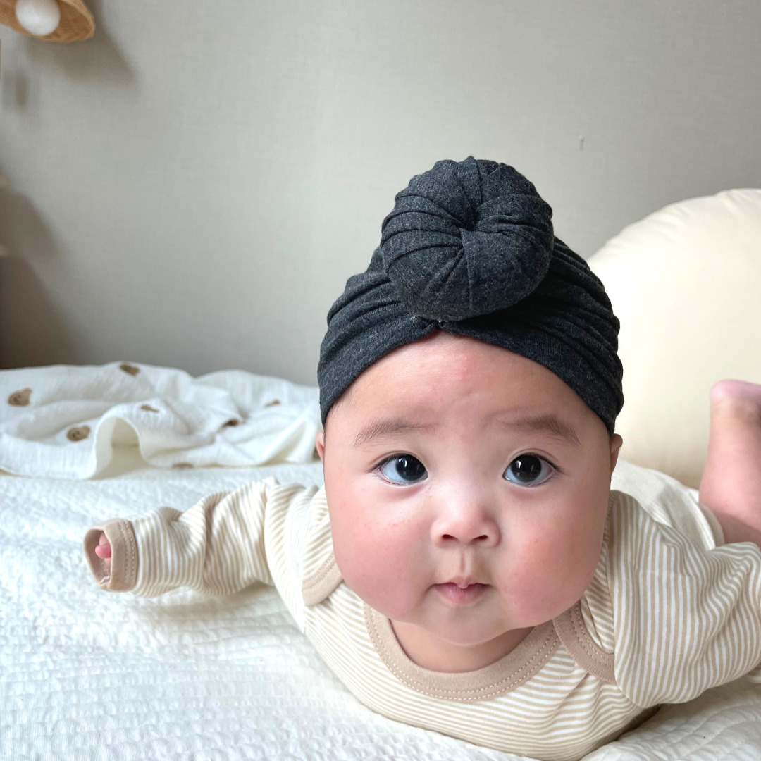 아기터번 헤어밴드 아기 신생아 머리띠 비니 출산선물
