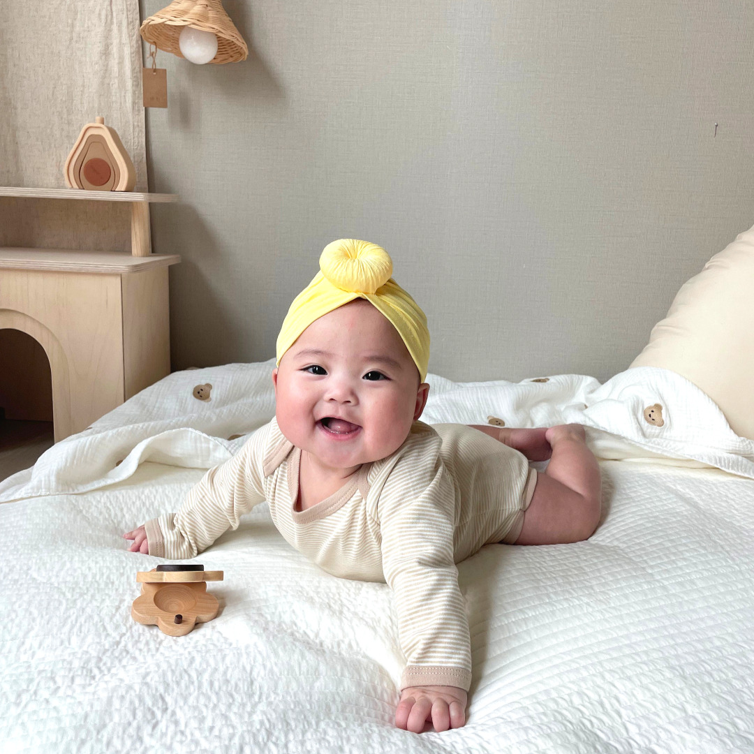 아기터번 헤어밴드 아기 신생아 머리띠 비니 출산선물