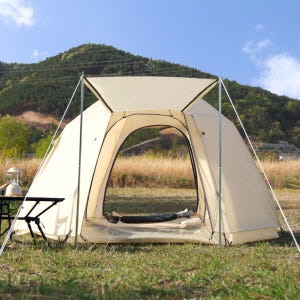 스페이스 원터치 텐트 그늘막 감성 피크닉 나들이 플라이 아이보리 중형 운동러 솔직 후기 | 실사용 리뷰 - 상품 이미지 2