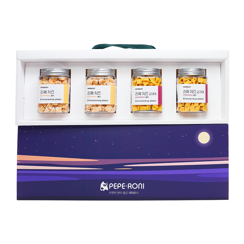Gift box 페페로니 진짜 프리바이오틱스 치즈 2개+치즈고구마 2개 - 상세 이미지 2