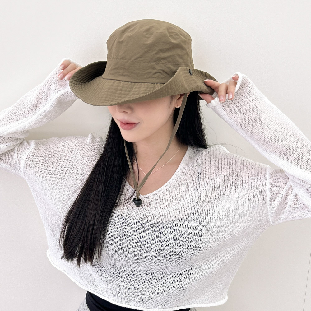 [방수] 사이드 버튼 아노락 등산 벙거지 버킷햇 모자 5color 상세 이미지 21