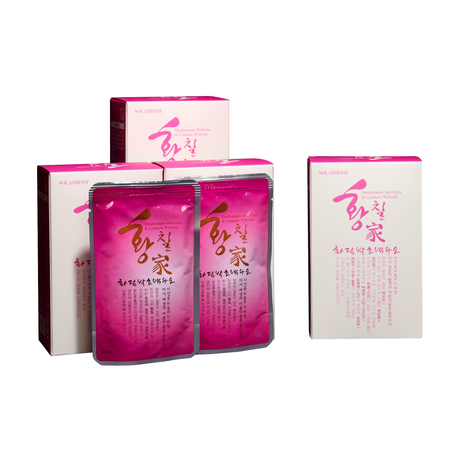 황칠가 화담 발효 백수오 진액 국내산 백수오 자연발효 액상차 80ml×30포 안전성검사완료 - 상세 이미지 3