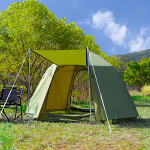 스페이스 원터치 텐트 그늘막 감성 피크닉 나들이 플라이 아이보리 중형 운동러 솔직 후기 | 실사용 리뷰 - 상품 이미지 4