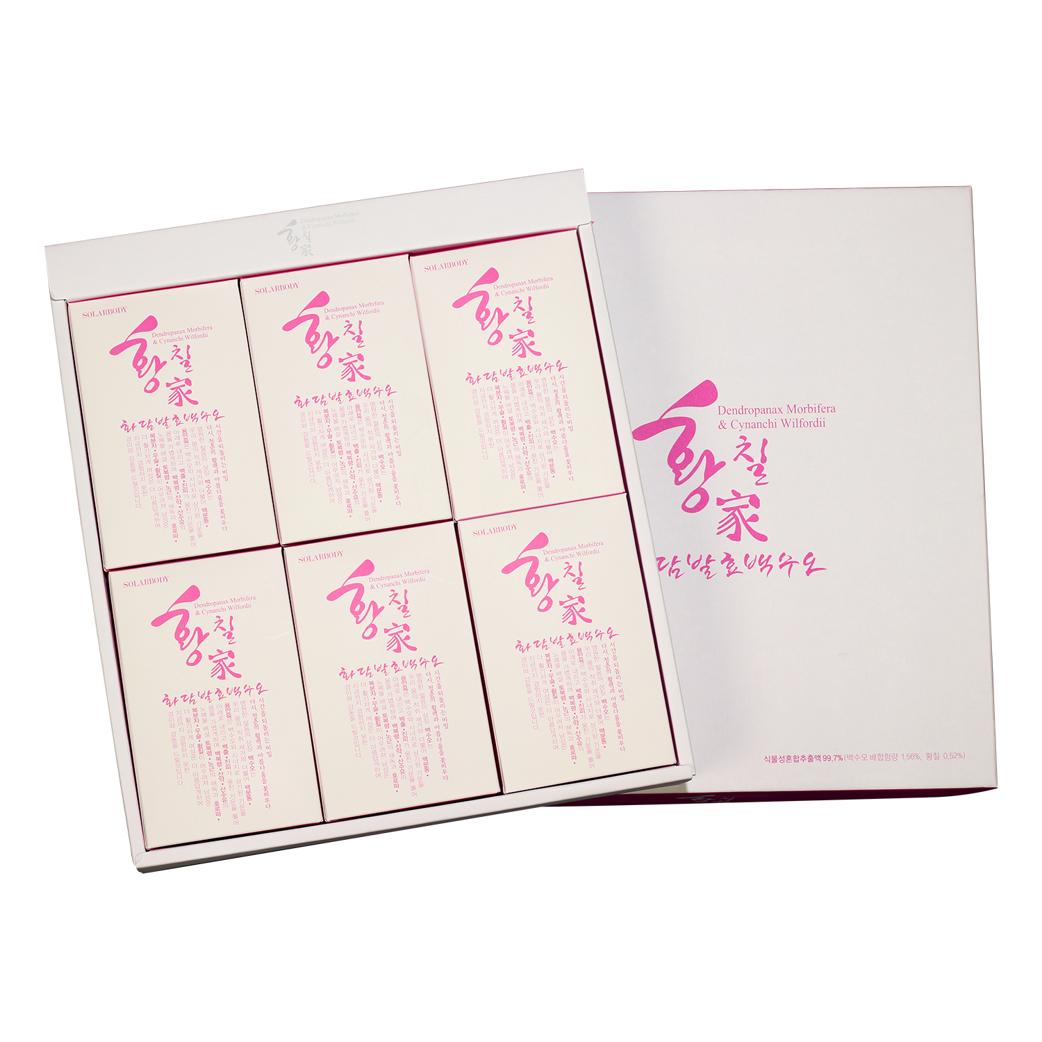 황칠가 화담 발효 백수오 진액 국내산 백수오 자연발효 액상차 80ml×30포 안전성검사완료 - 상세 이미지 2