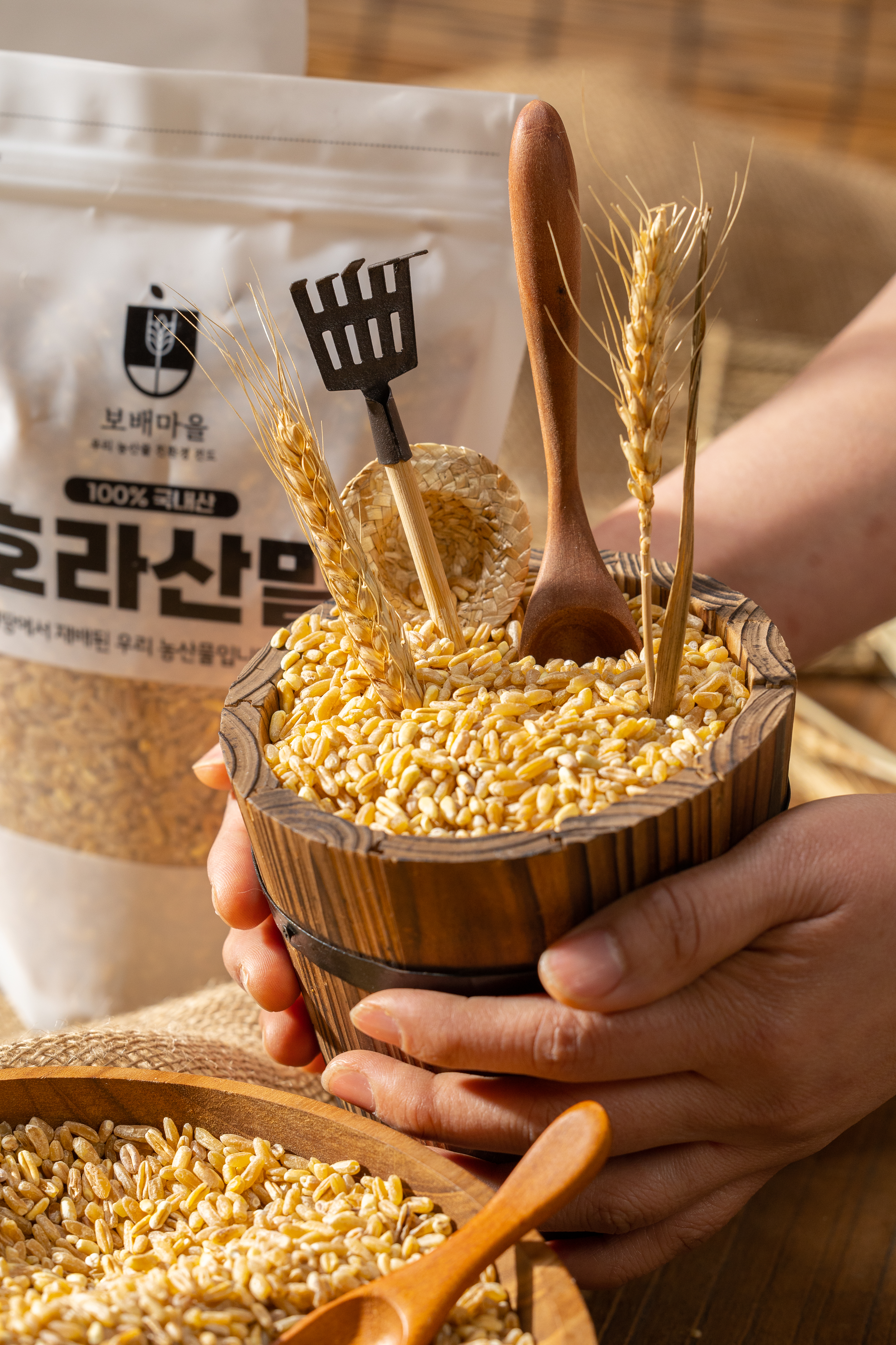 25년 햇곡 고대곡물 국산 유기농 호라산밀 1kg + 1kg - 상세 이미지 3