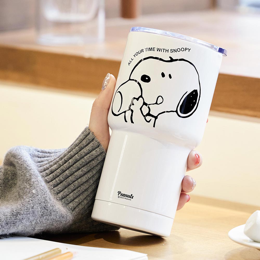 [보프렌즈] 스누피 이중진공 스텐 대용량 텀블러 600ml (택1) 보온병 보냉병 보온보냉 - 상세 이미지 3