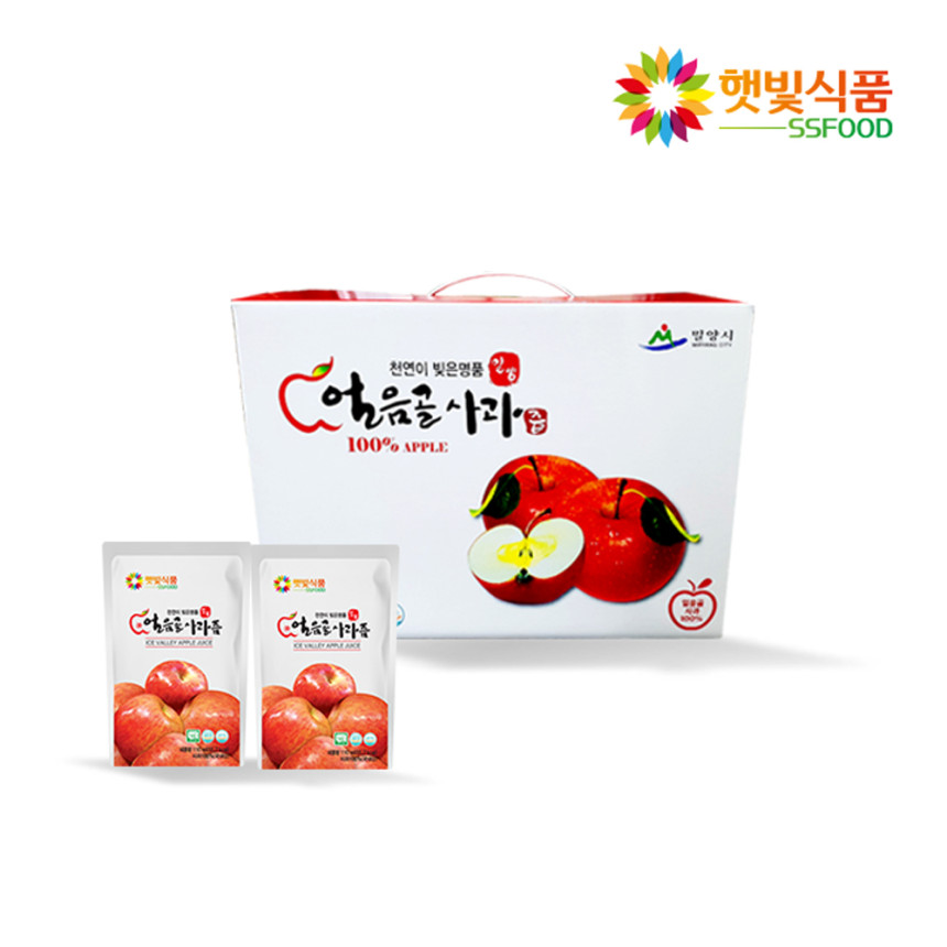 밀양 얼음골 사과즙 50팩 사진 1