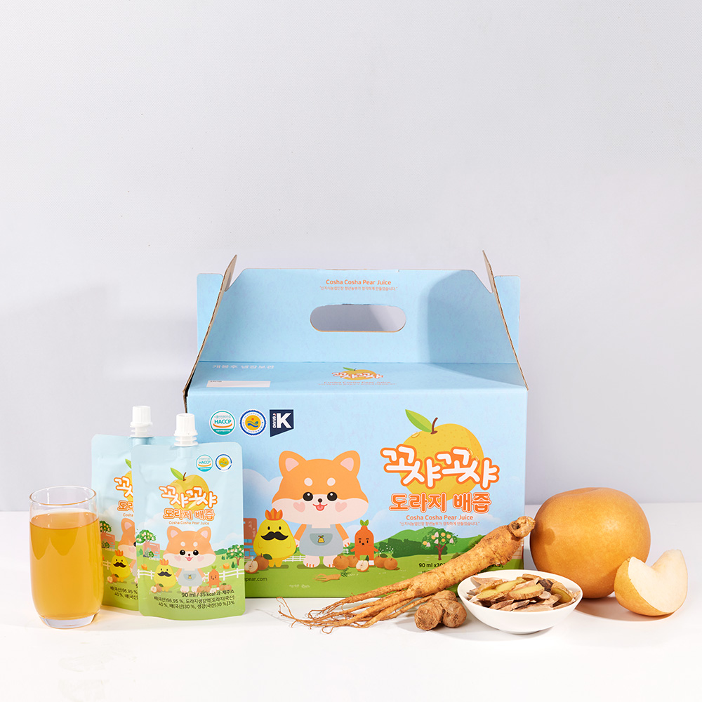 [꼬샤꼬샤] 신지식농업인장 도라지배즙 90ml 스파우트형 30포, 2개 이미지 3