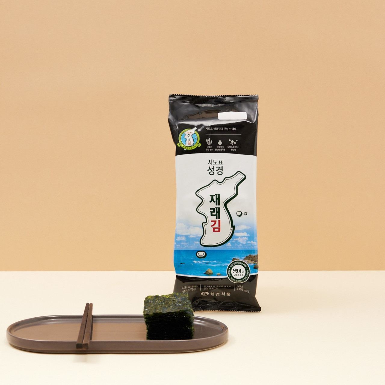 [성경김본사] 대용량 재래 도시락김(80매) 50g, 1개 - 상세 이미지 2
