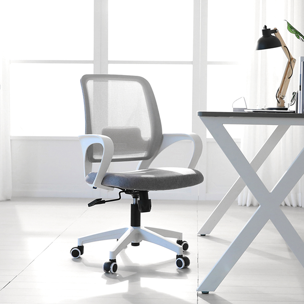 린백 사무실 공부 편한 학생 컴퓨터 회의용 책상 메쉬 사무용 의자 LB11MB