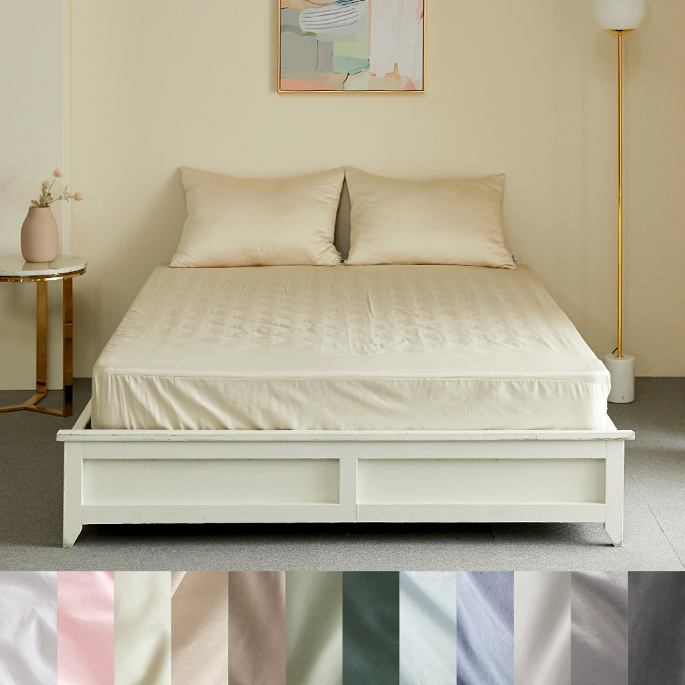60수 순면100% 솔리드 호텔 매트리스커버 SS